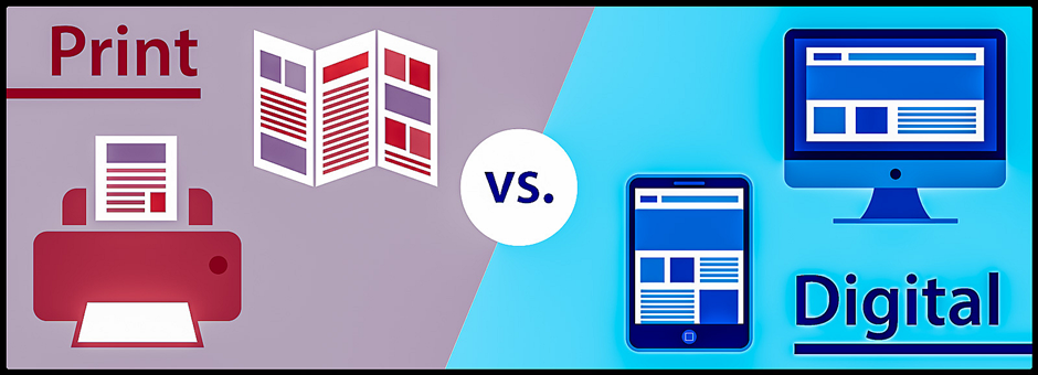 Print Media vs Digital media | Vooz Tech